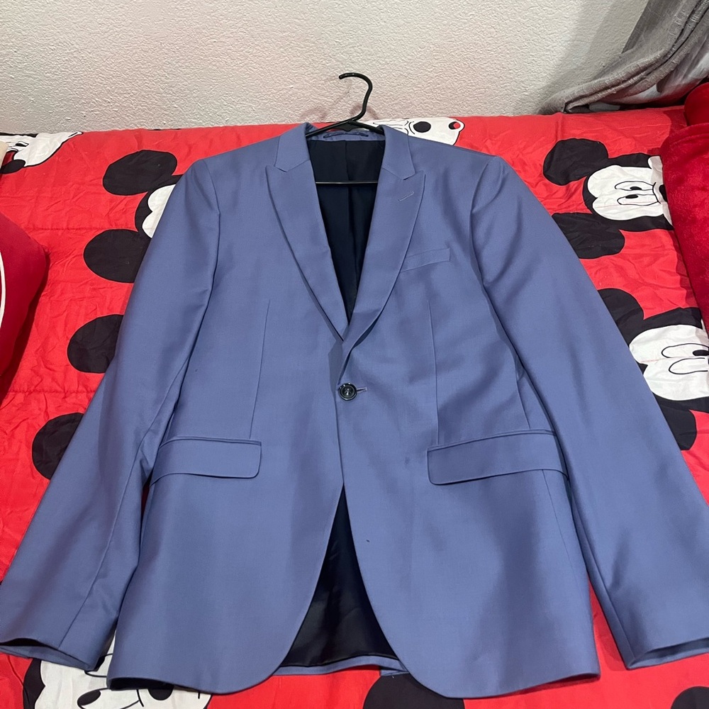 TOPMAN purple blazer MEN